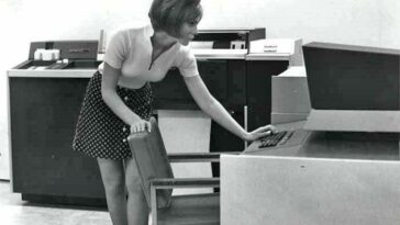 In the early 1970s, two striking symbols of change stood side by side in offices around the world: miniskirts and vintage computers. Each represented a different kind of revolution—one in fashion, the other in technology.