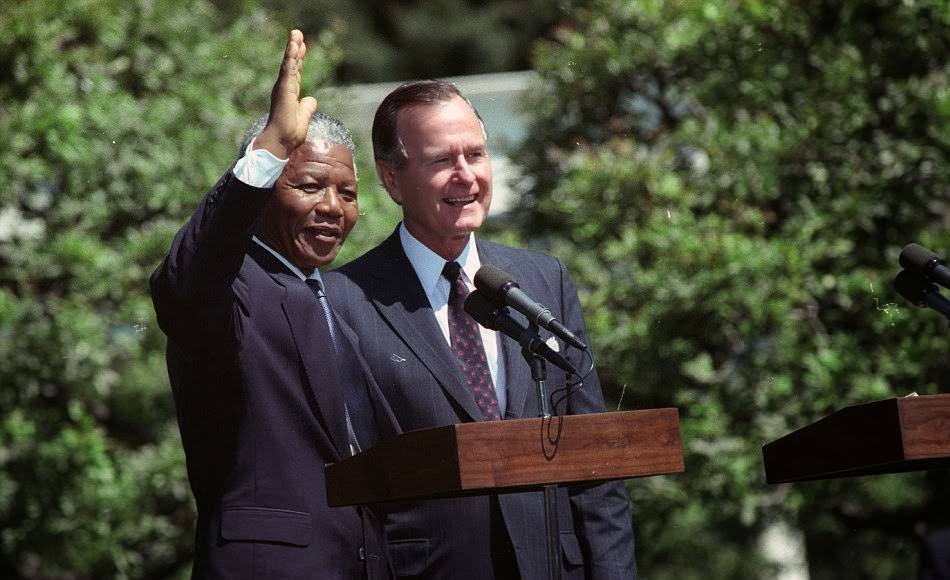 Nelson Mandela Meeting Famous People