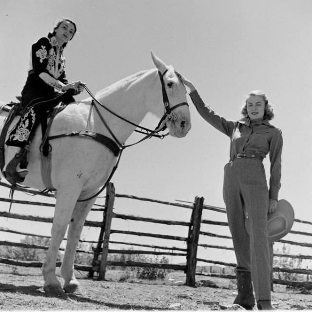 Beyond the Silver Screen: The Authentic Life of the 1940s American Cowgirl