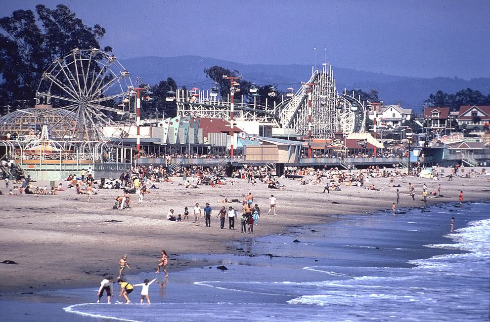 Santa Cruz Beach Boardwalk, California, 1972.