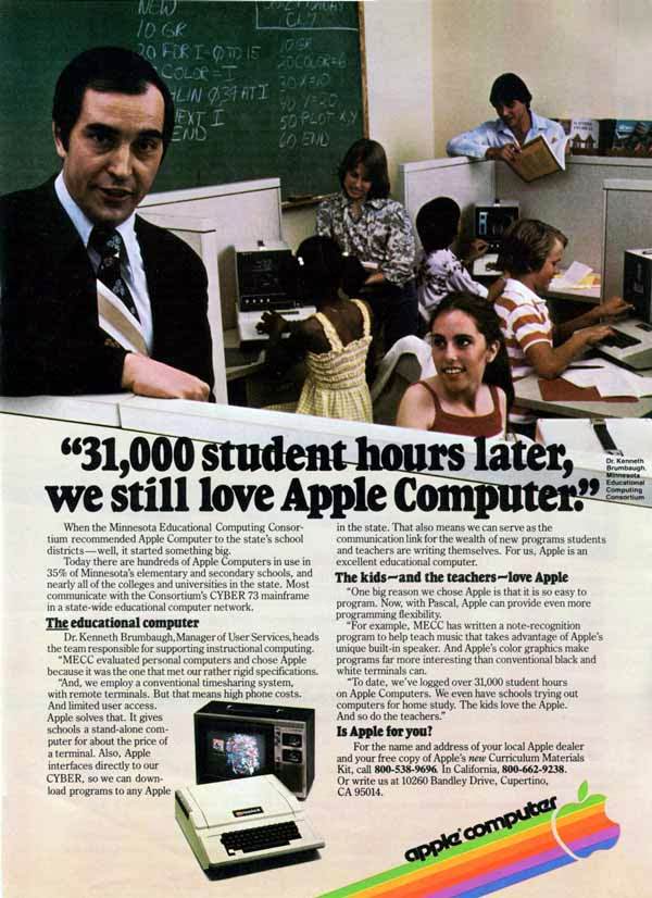 The Making of a Megabrand: A Journey Through Apple's Vintage Ads of the 70s and 80s