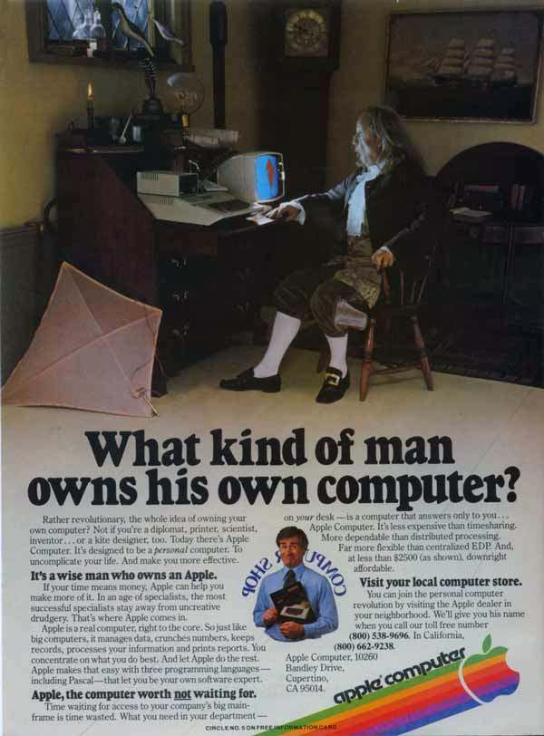 The Making of a Megabrand: A Journey Through Apple's Vintage Ads of the 70s and 80s