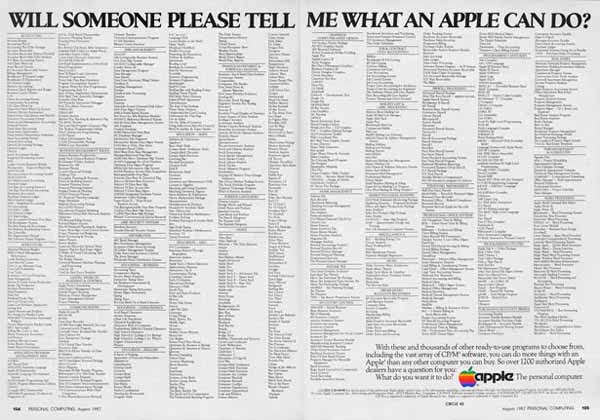 The Making of a Megabrand: A Journey Through Apple's Vintage Ads of the 70s and 80s