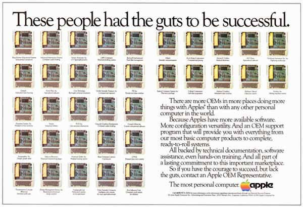 The Making of a Megabrand: A Journey Through Apple's Vintage Ads of the 70s and 80s