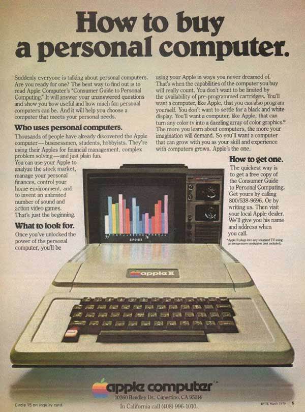 The Making of a Megabrand: A Journey Through Apple's Vintage Ads of the 70s and 80s