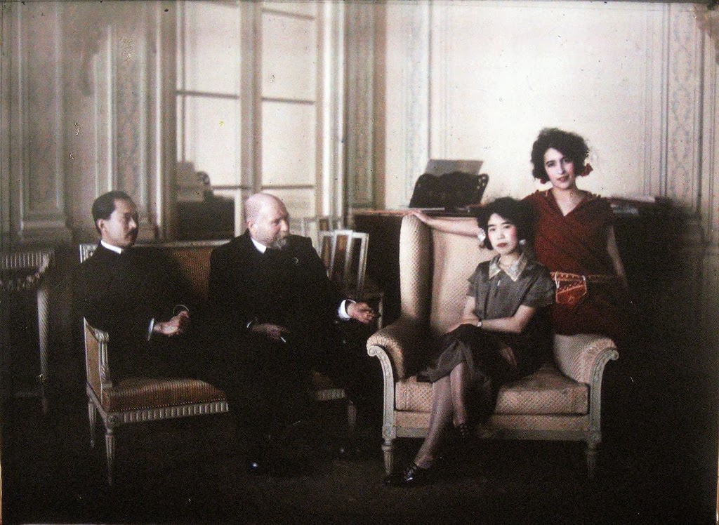 Members of the Japanese royal family in Tokyo.