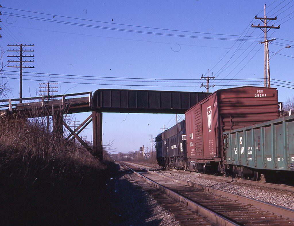 Egbert road bridge in Bedford, Ohio, 1971.