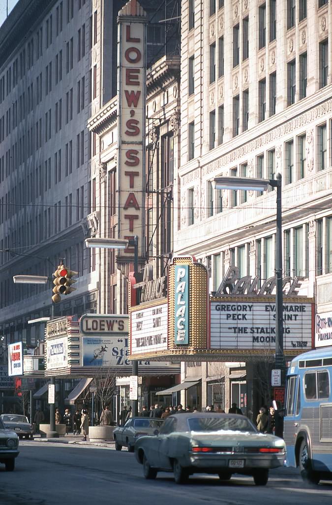 Loew's State theatre in Cleveland, Ohio, 1969.