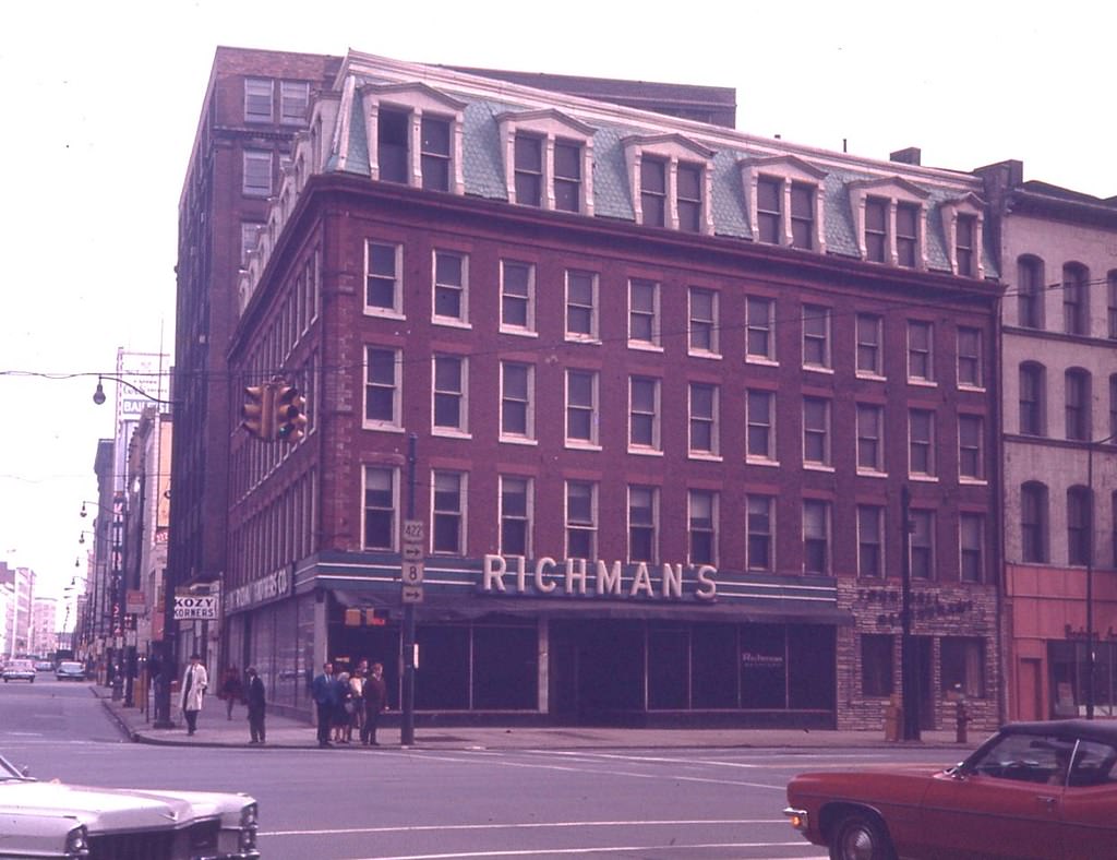 Mechanics block building in Cleveland, Ohio, 1838.