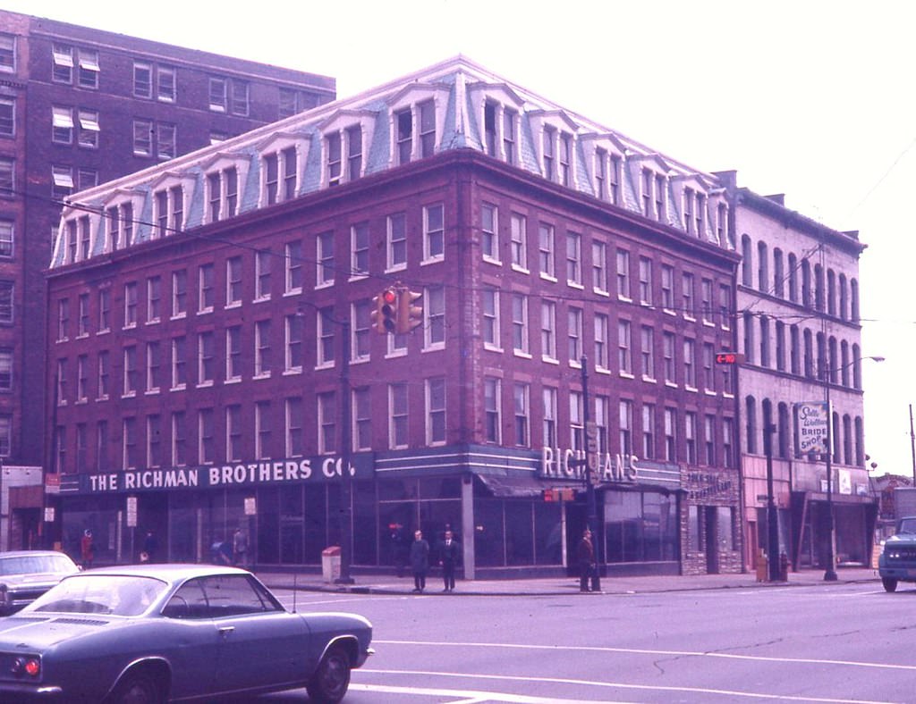 Mechanics block building, 1970.