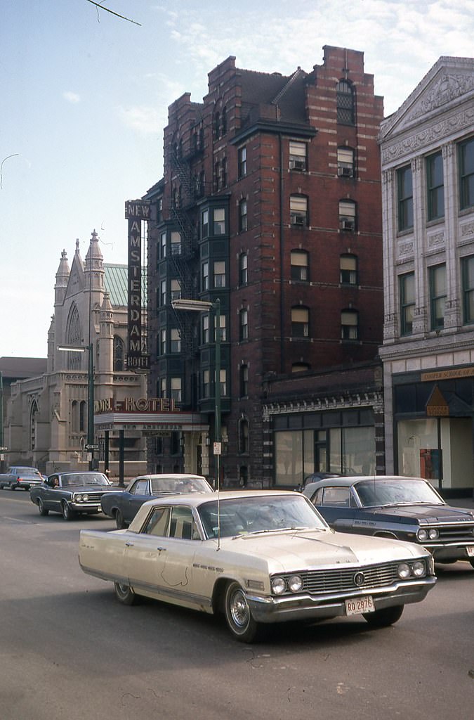 New Amsterdam hotel, 1969.