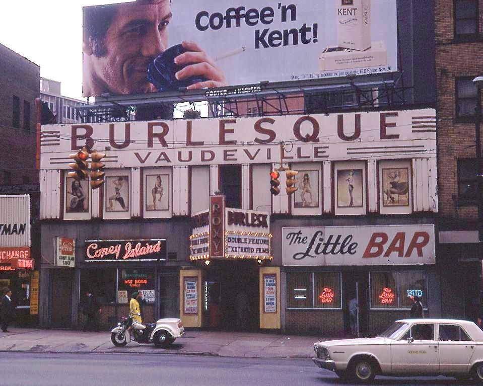 Roxy theatre, Cleveland, 1971.