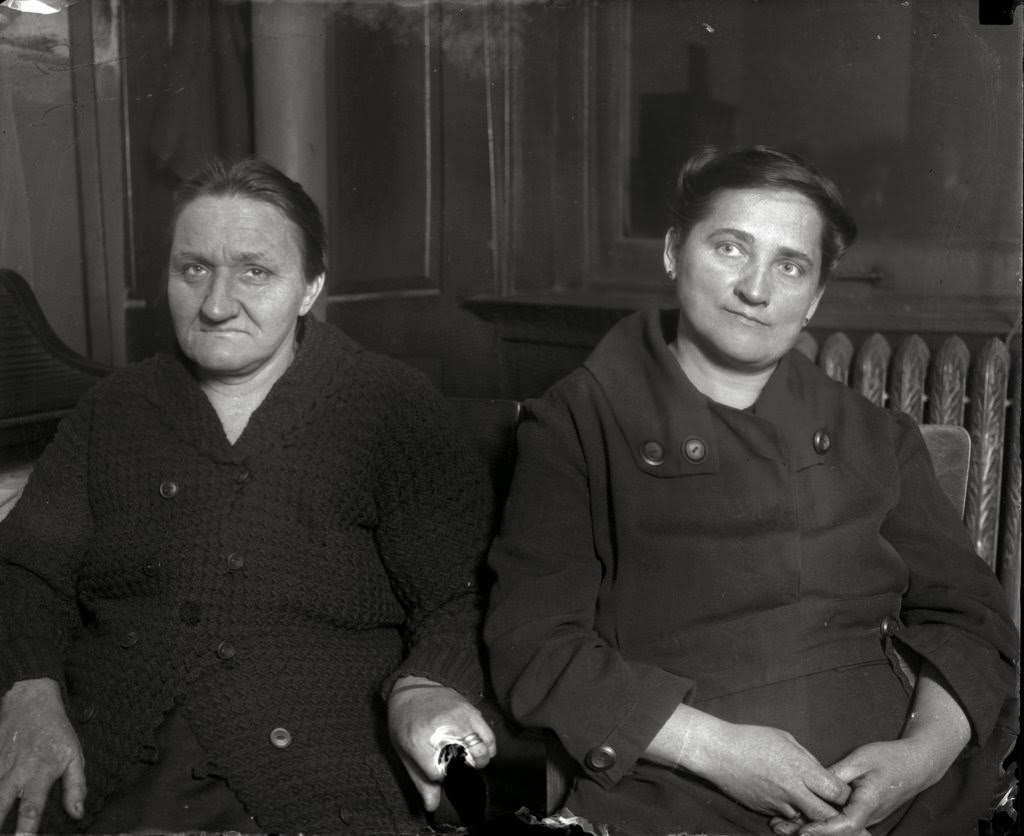 Tillie Klimek, right, and her cousin Nellie Stermer-Koulik, left, were accused of poisoning 20 husbands, children and friends between the two of them with arsenic poisoning. Fourteen of the 20 died and six lived. Klimek, who had killed her first three husbands, was convicted and sentenced to life in prison on March 31, 1923 for the death of her third husband who, according to the Chicago Tribune, had in him "enough arsenic to kill four men." Klimek was described by the Chicago Tribune as the "Poison Widow" and the two cousins were called high priestesses of the Bluebeard clique. "We have here a woman of average intelligence, a modern housewife and a good cook. When she is among women she is affectionate and it is said, she is the most popular woman in the jail. Yet, the testimony showed, cold bloodedly, without feeling or remorse, she killed three of her husbands and attempted to kill the fourth," said Judge Marcus Kavanagh as he sentenced her to life in prison. Stermer-Koulik was found not-guilty.