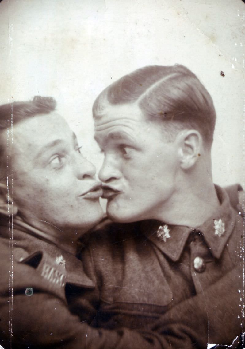 Laughter in the Shadow of War: The Funny Photobooth Portraits of WWII Soldiers on Leave in Cairo, 1942