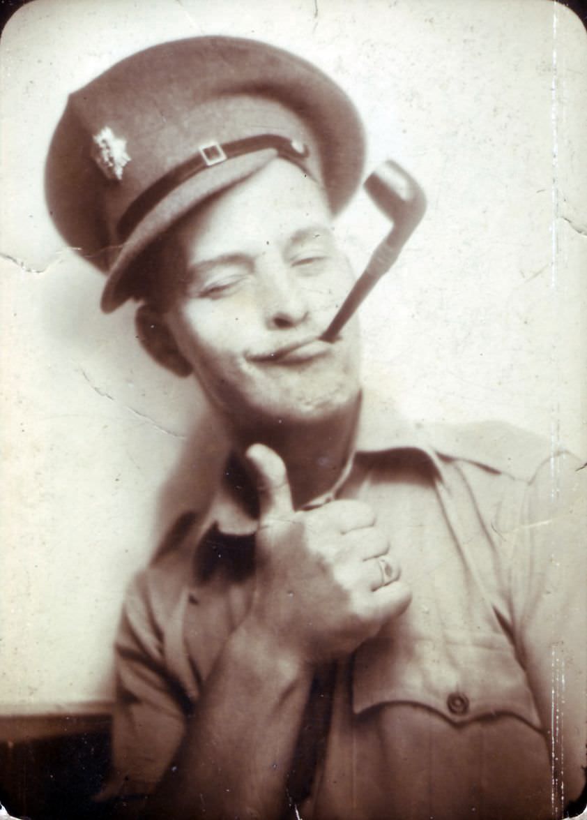Laughter in the Shadow of War: The Funny Photobooth Portraits of WWII Soldiers on Leave in Cairo, 1942
