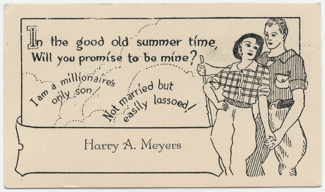 The Art of Breaking the Ice in the 19th Century: A Deep Dive into Humorous Acquaintance Cards