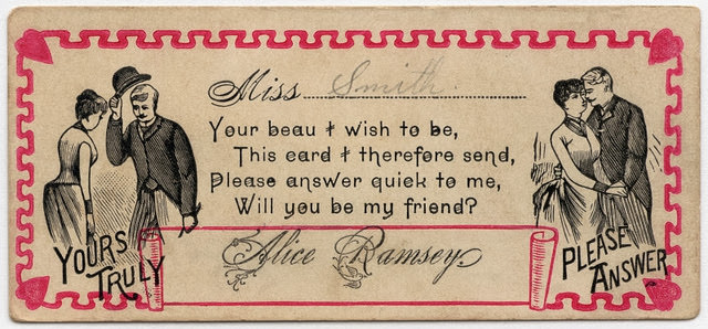 The Art of Breaking the Ice in the 19th Century: A Deep Dive into Humorous Acquaintance Cards