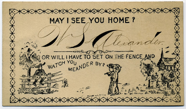 The Art of Breaking the Ice in the 19th Century: A Deep Dive into Humorous Acquaintance Cards