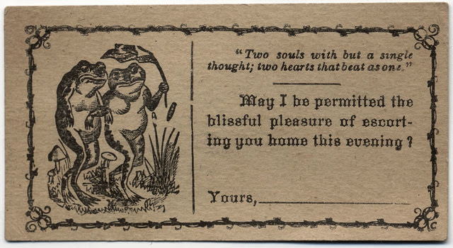 The Art of Breaking the Ice in the 19th Century: A Deep Dive into Humorous Acquaintance Cards
