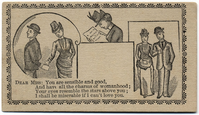 The Art of Breaking the Ice in the 19th Century: A Deep Dive into Humorous Acquaintance Cards