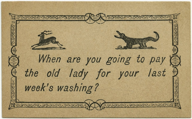 The Art of Breaking the Ice in the 19th Century: A Deep Dive into Humorous Acquaintance Cards