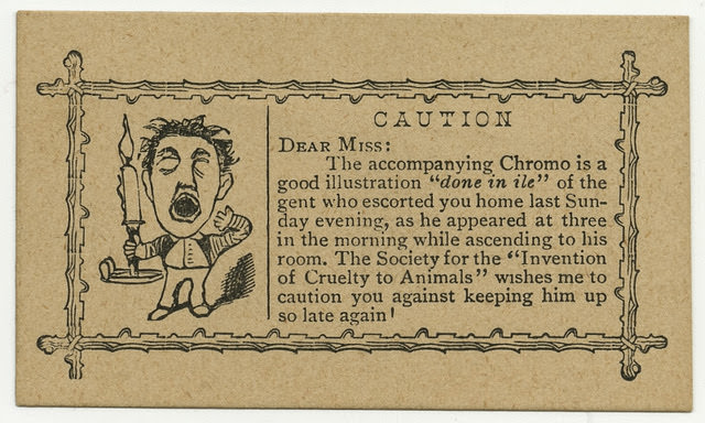 The Art of Breaking the Ice in the 19th Century: A Deep Dive into Humorous Acquaintance Cards