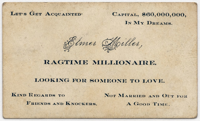 The Art of Breaking the Ice in the 19th Century: A Deep Dive into Humorous Acquaintance Cards