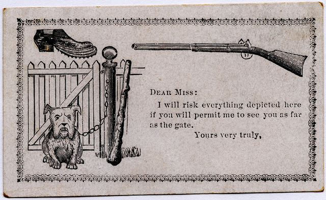 The Art of Breaking the Ice in the 19th Century: A Deep Dive into Humorous Acquaintance Cards