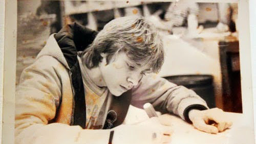 Kurt Cobain as teenager