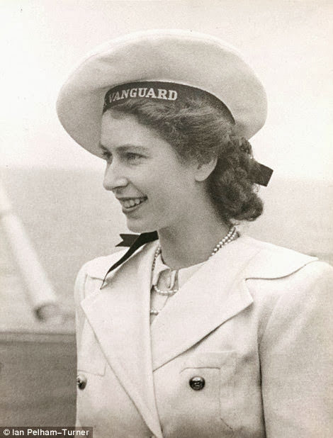 The Queen in South Africa in 1947.