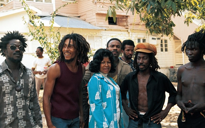 The Jacksons' mother Katherine Jackson with Marley.