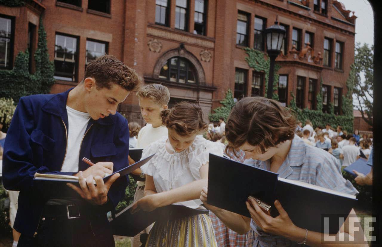 A Look at Student Life at New Trier High School in 1950
