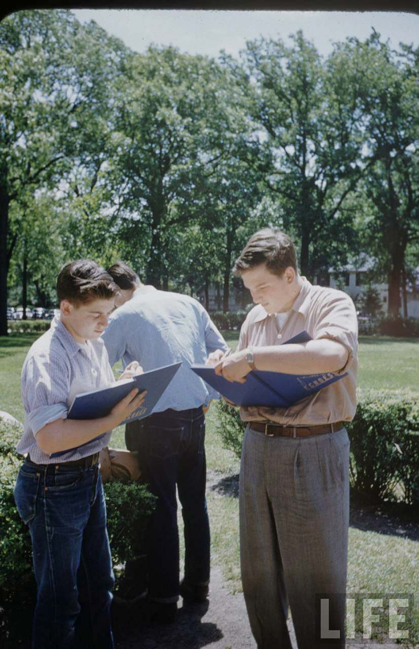 A Look at Student Life at New Trier High School in 1950