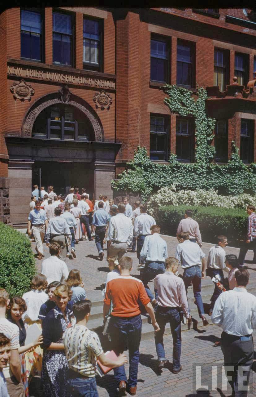A Look at Student Life at New Trier High School in 1950