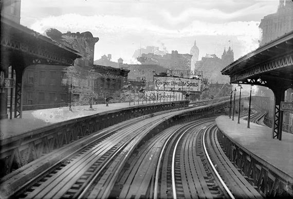 Third Avenue Elevated on Chatham Square.