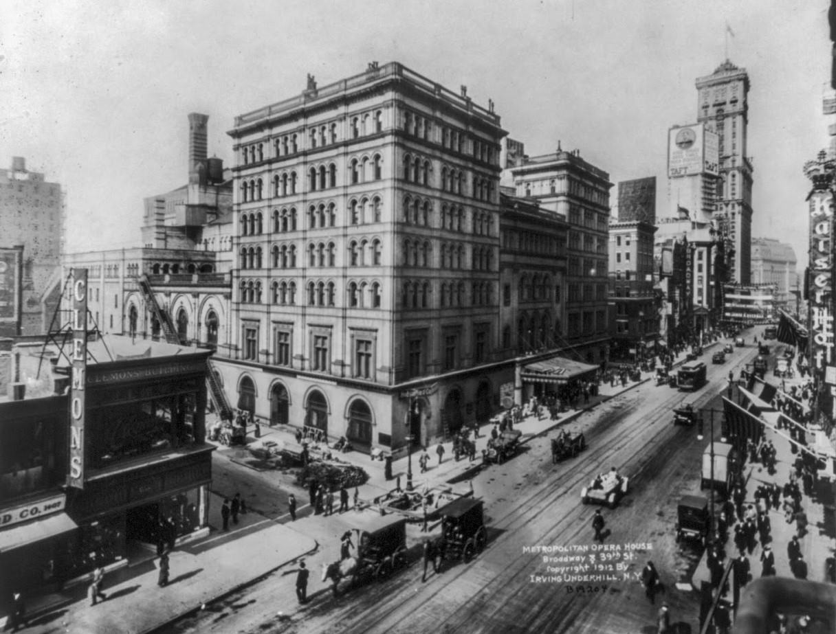The Metropolitan Opera, 1912.