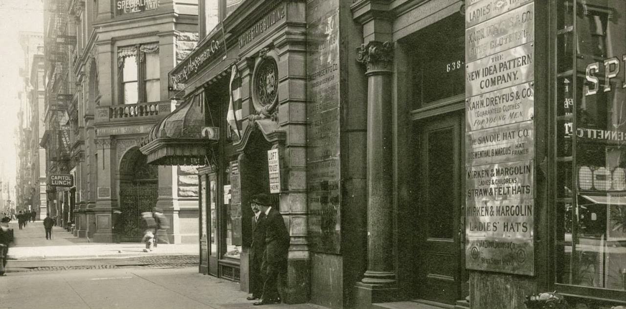 Broadway, south of Bleecker Street, 1913.