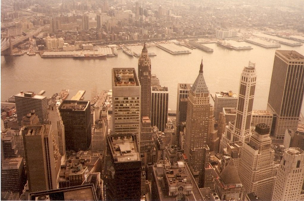 From the World Trade Center, 1977.