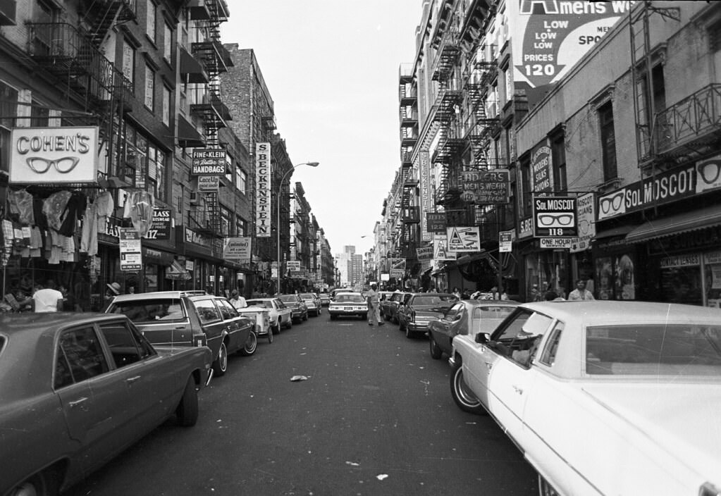 Orchard Street, New York City, 1979.