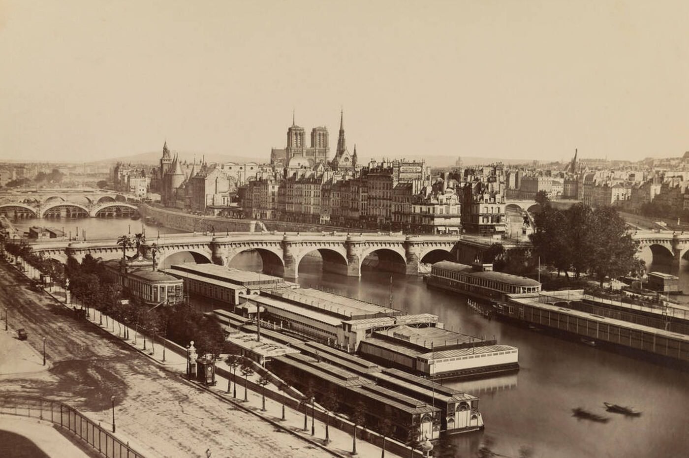 Panorama, Paris, France, 1860s.