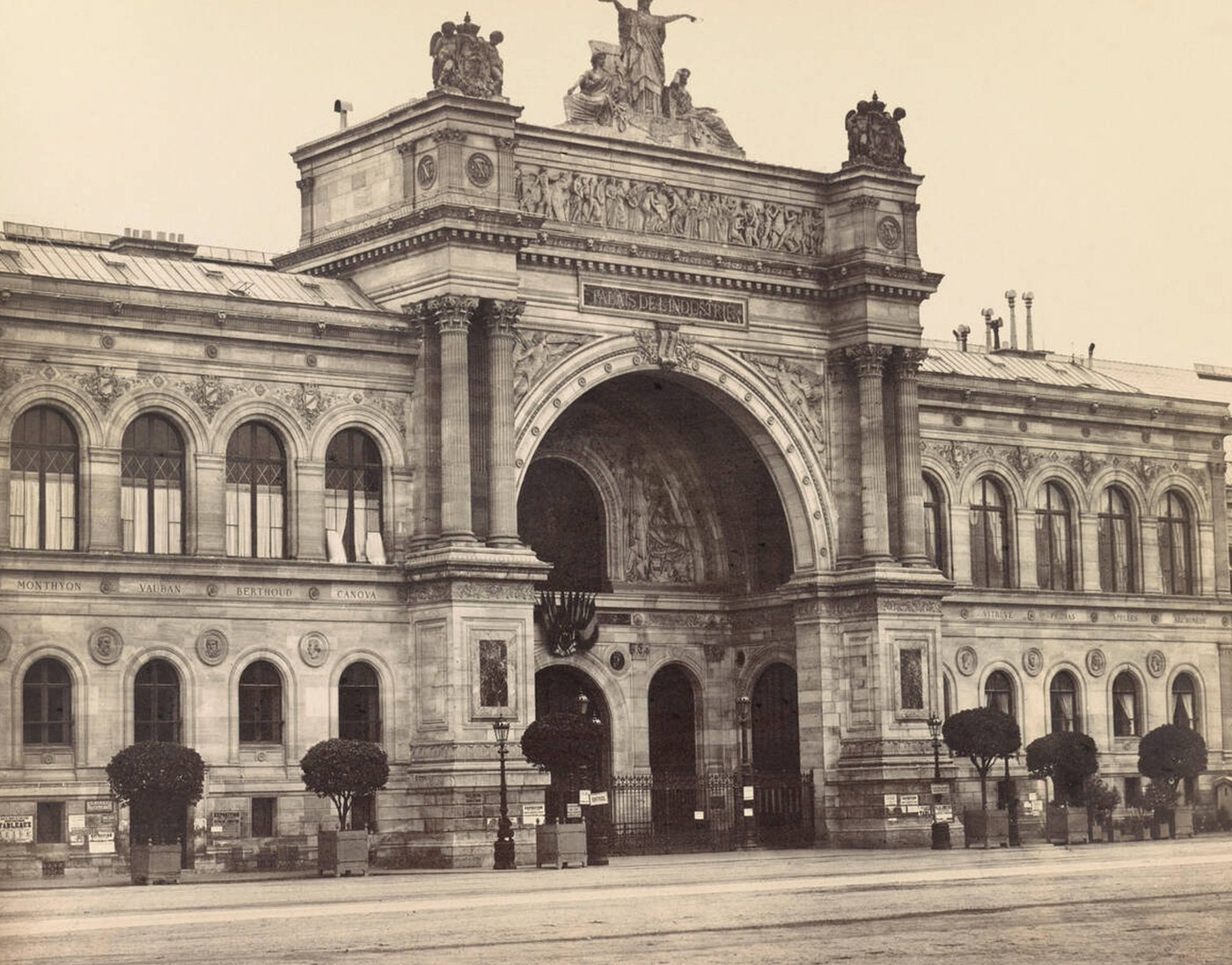 Palais de l'industrie, Paris, France, 1860s.