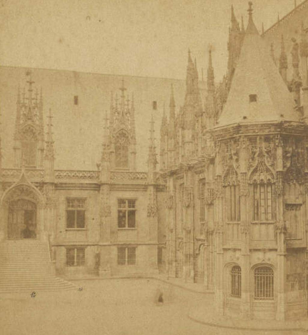 Rouen, La palais de Justice, 1860s