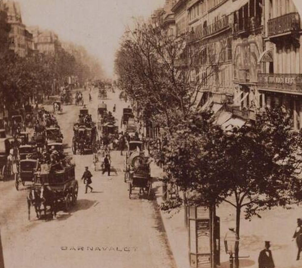 Boulevard Italians, 2nd and 9th district, Paris, 1860s