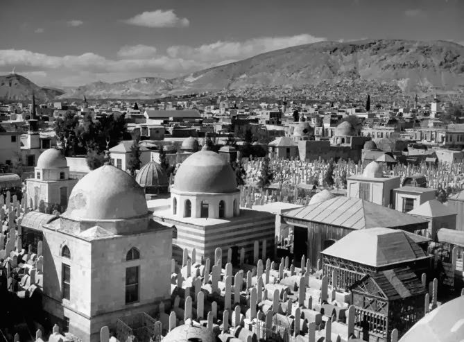 A view of Damascus, Syria, 1940.