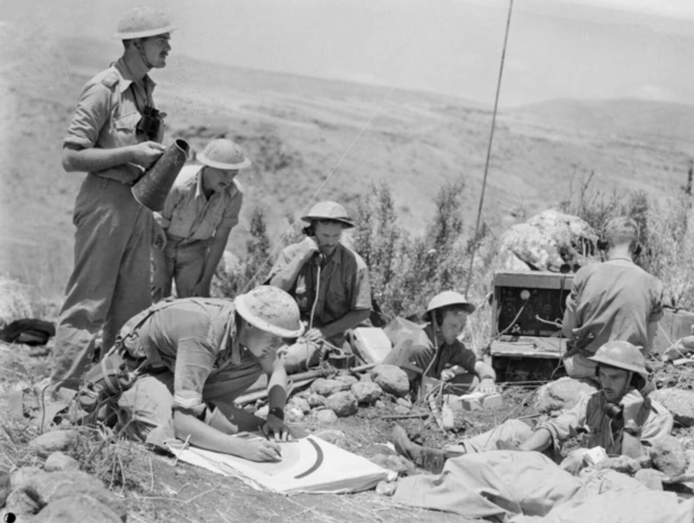 The 6th Australian Field Regiment in Syria, 1941.