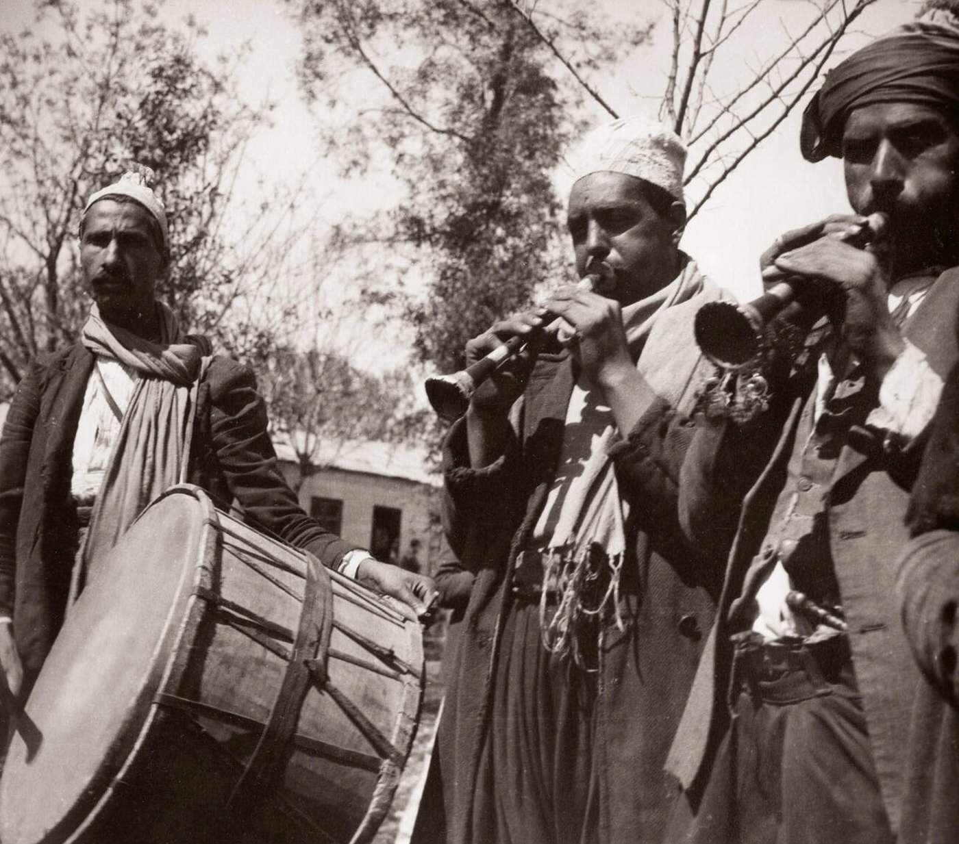 Kurds in Maidan Akbis, near Aleppo, Syria, 1943.