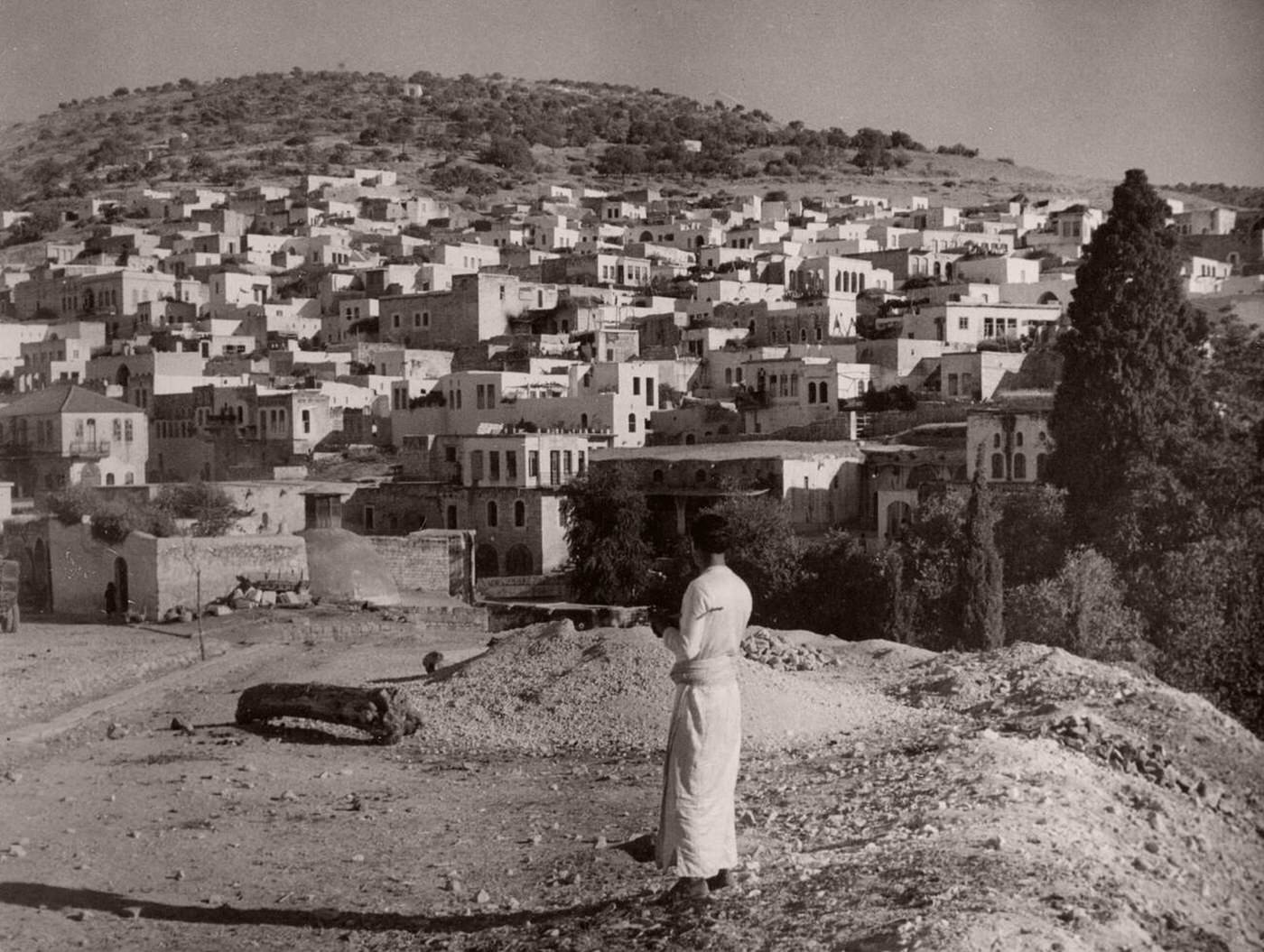 View of the village of Salqine in northern Syria near the Turkish border, 1943.