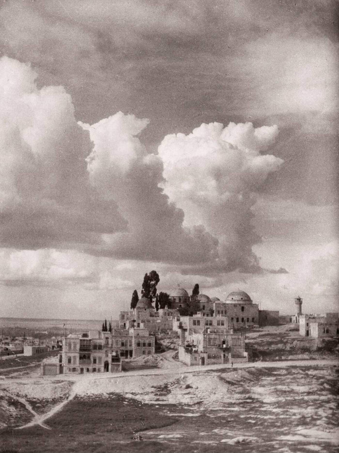 A view of the city of Aleppo, Syria, 1943.