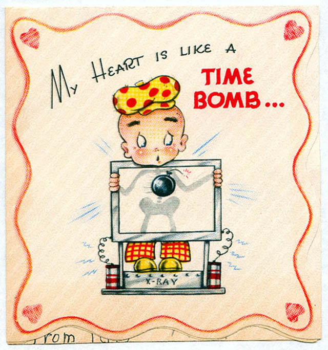 A Look at Unsettling Valentine's Day Cards from the Mid-20th Century