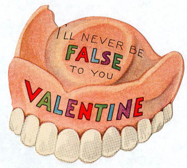 A Look at Unsettling Valentine's Day Cards from the Mid-20th Century